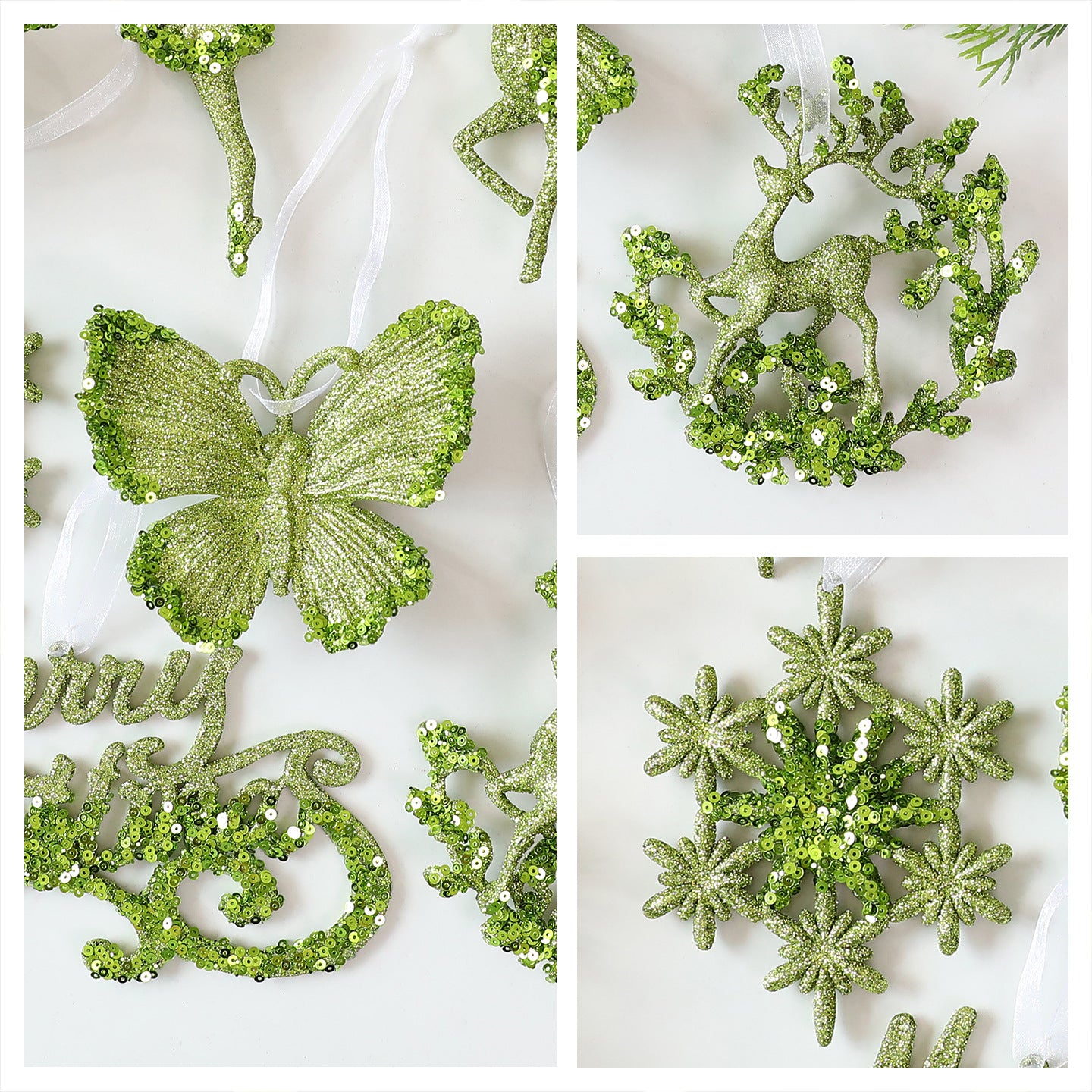 6-Piece Christmas Tree Ornament Set