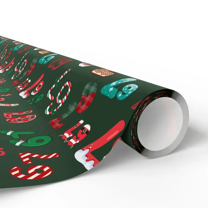 🔥LAST DAY 50% OFF - 🎁67 Meme Christmas Gift Wrap – Wrap Your Presents in Viral Holiday Fun 🎄