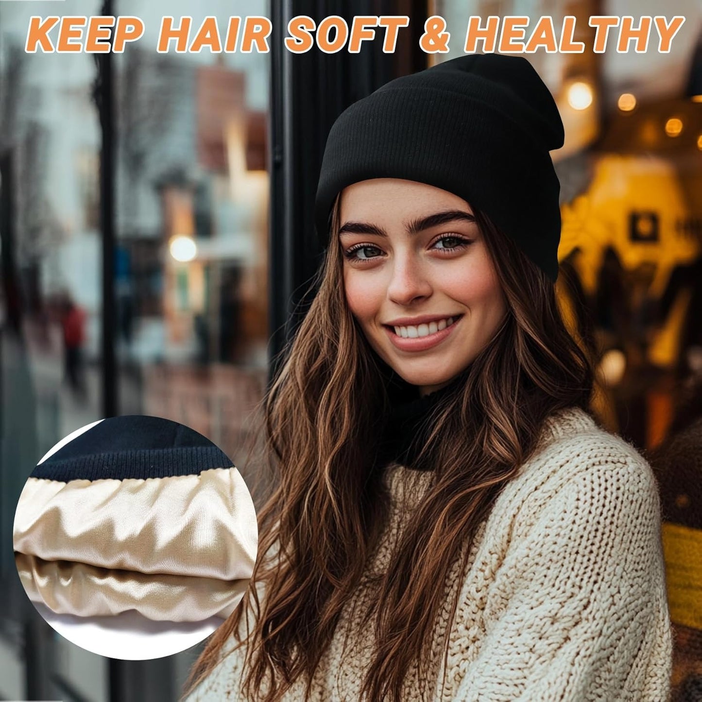 No Static-No frizz-No Tangle Winter Warm Hat