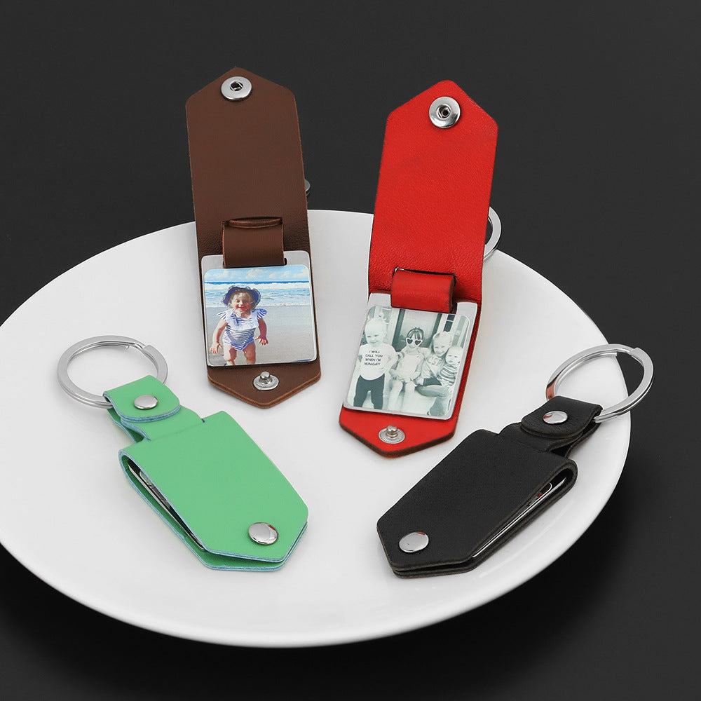 Customize a personalized gift🎁Personalized Leather Keychain