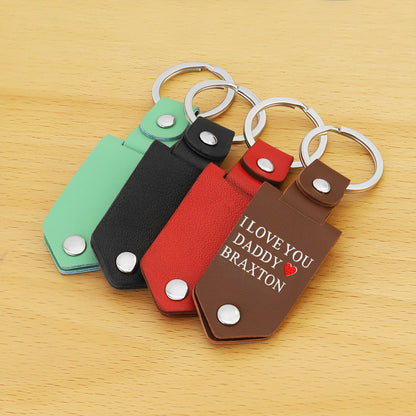 Customize a personalized gift🎁Personalized Leather Keychain