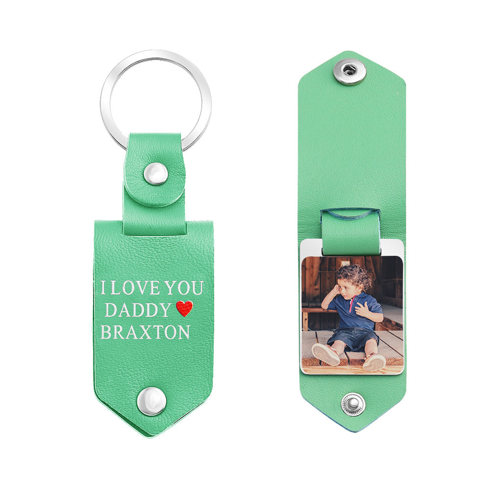 Customize a personalized gift🎁Personalized Leather Keychain