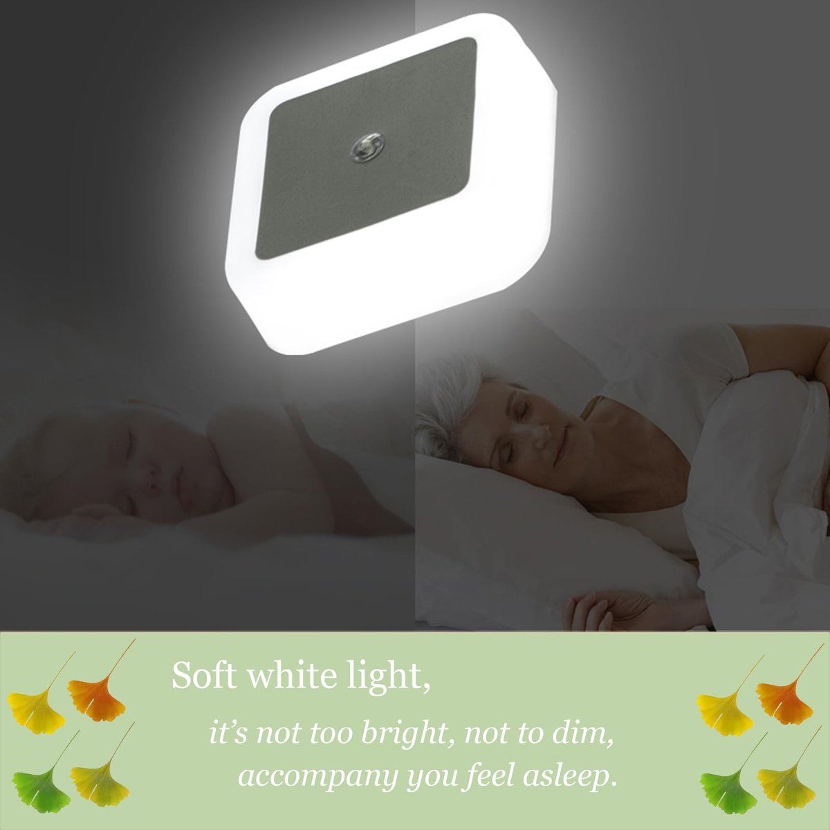 4-Pack💡 Square Night Lights – 0.5 w✨