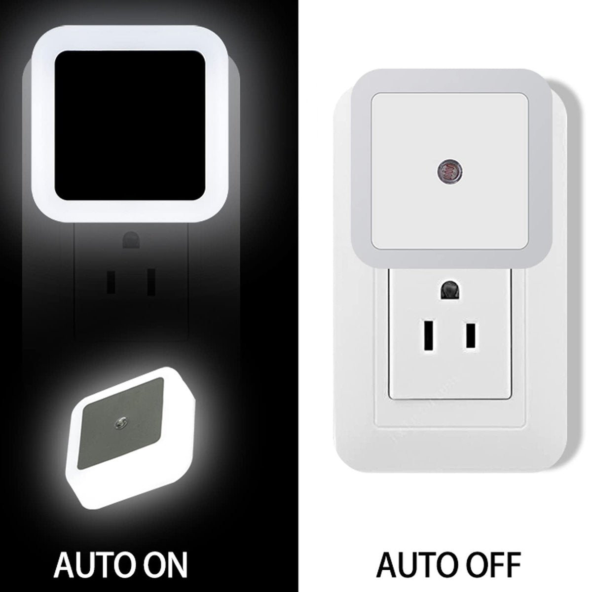 4-Pack💡 Square Night Lights – 0.5 w✨