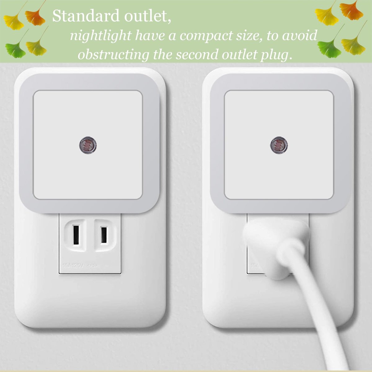 4-Pack💡 Square Night Lights – 0.5 w✨