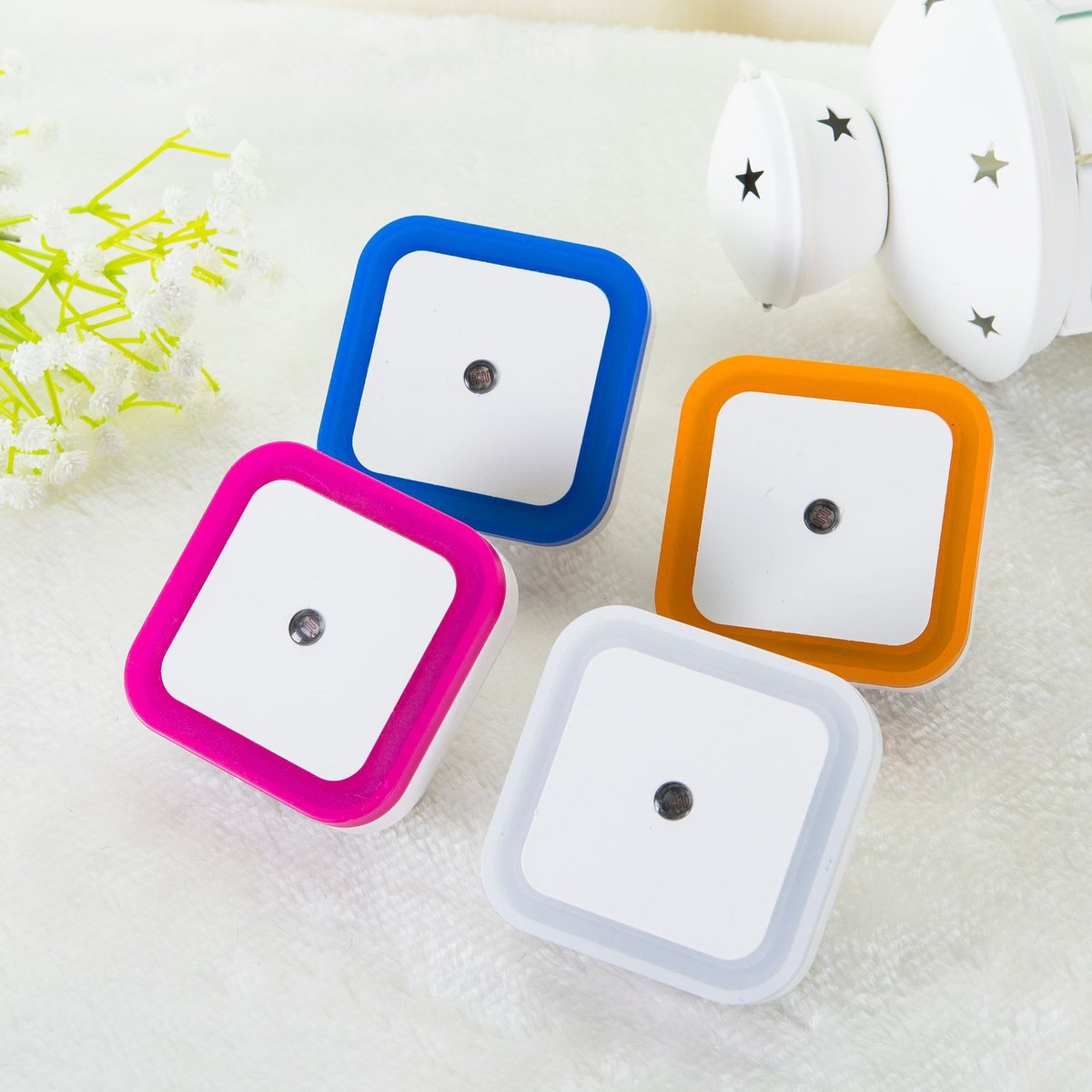 4-Pack💡 Square Night Lights – 0.5 w✨
