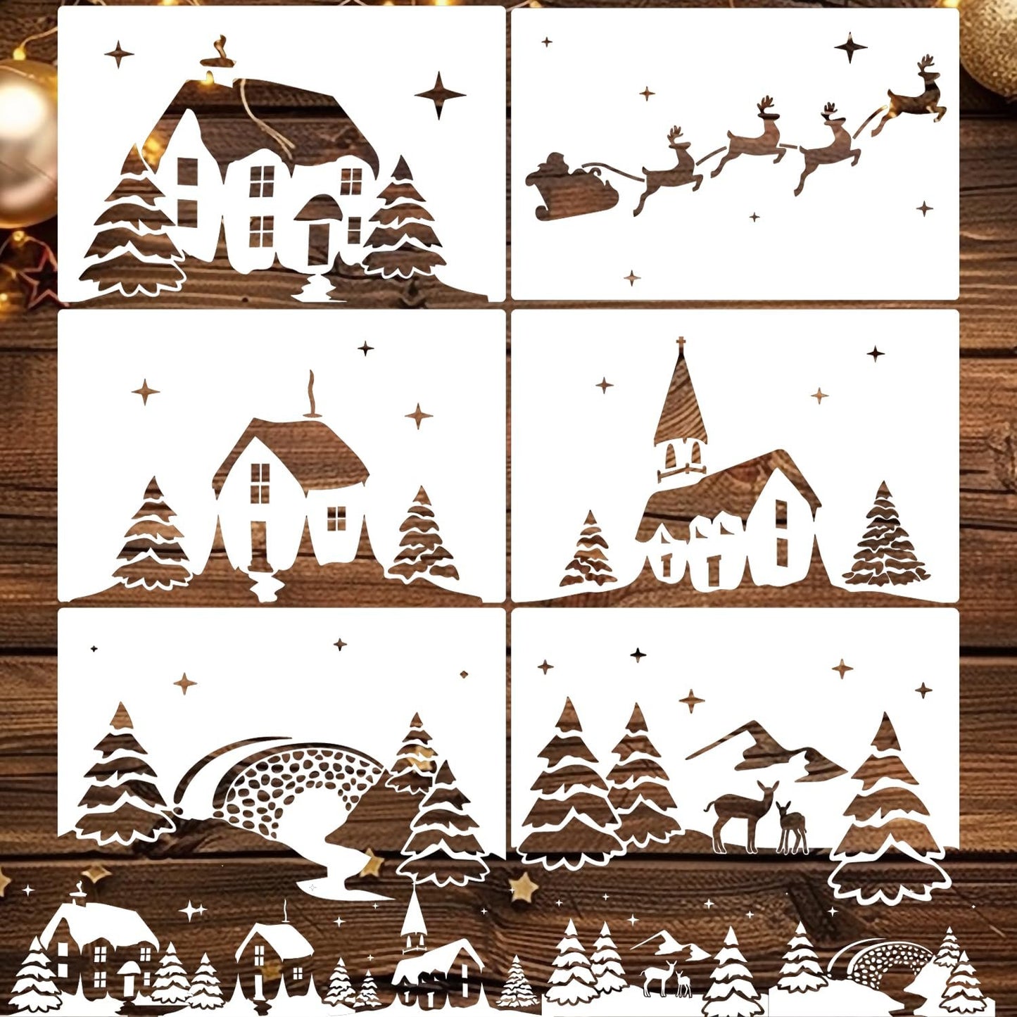 🎄2025 Christmas Surprise Offer Save 49% 🔥 Christmas DIY Pattern Stencils