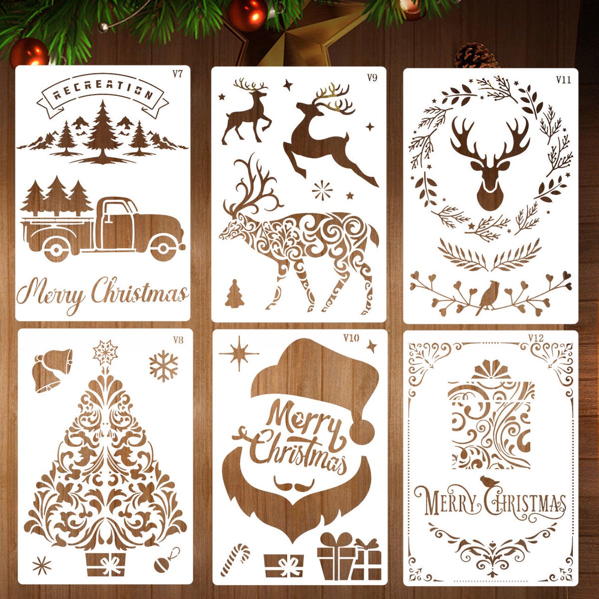 🎄2025 Christmas Surprise Offer Save 49% 🔥 Christmas DIY Pattern Stencils