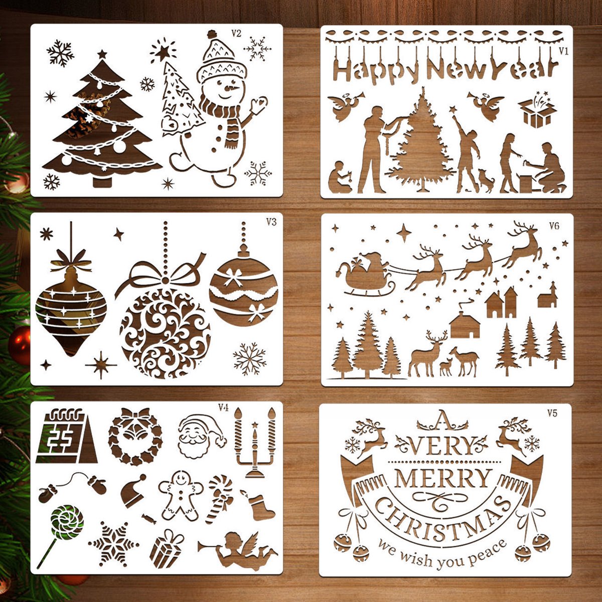 🎄2025 Christmas Surprise Offer Save 49% 🔥 Christmas DIY Pattern Stencils