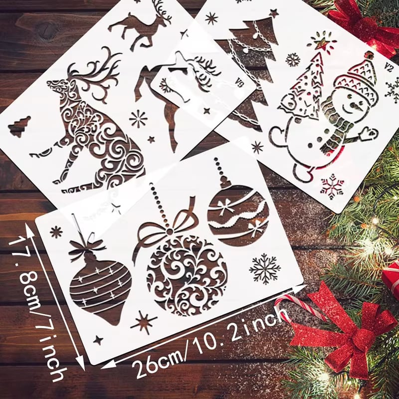 🎄2025 Christmas Surprise Offer Save 49% 🔥 Christmas DIY Pattern Stencils
