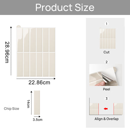 Premium 3D Wall Panels✨Waterproof, oil-resistant, and heat-resistant