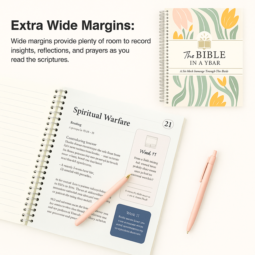 The Study the Bible for 1 year - 52 Week BibleJournal