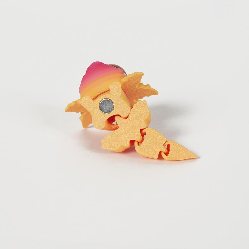 The Perfect Christmas Gift🔥3D Printed Magnetic Salamander Toy（Adjustable joint）