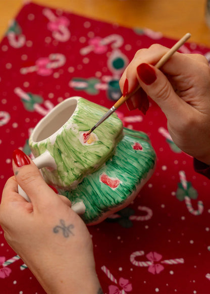 🌲DIY Christmas Tree Mug Painting Set