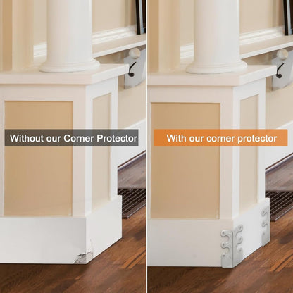 6PCS Skiffers Baseboard Corner Protectors