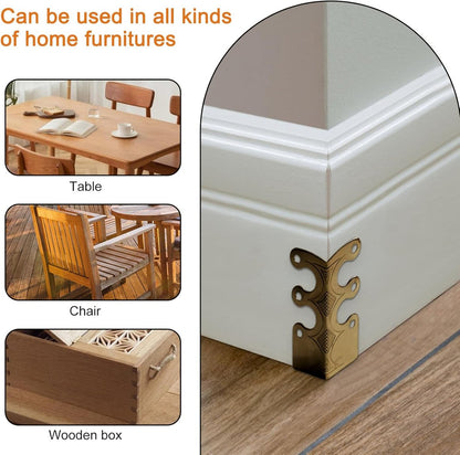 6PCS Skiffers Baseboard Corner Protectors