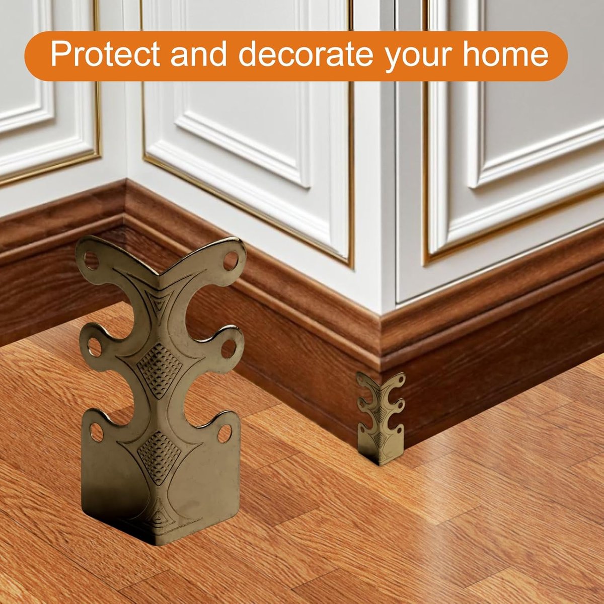 6PCS Skiffers Baseboard Corner Protectors