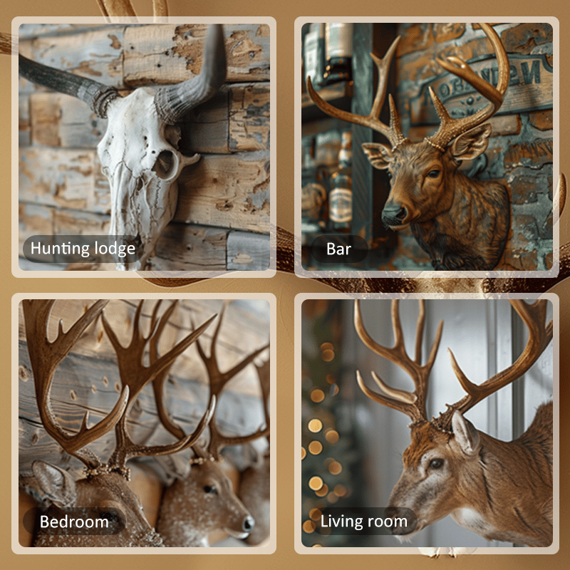 4''/10CM Antler-Style Wall-Mounted Rack