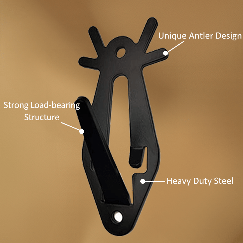 4''/10CM Antler-Style Wall-Mounted Rack