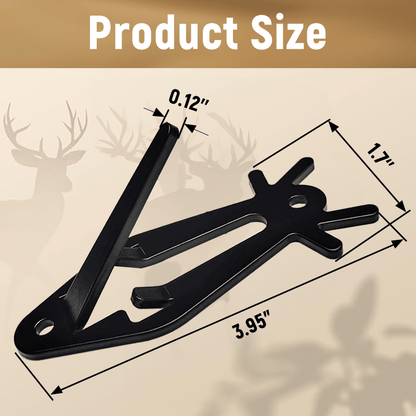 4''/10CM Antler-Style Wall-Mounted Rack