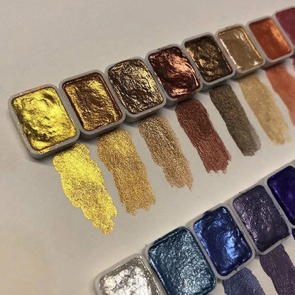 Last Day 49% OFF🎨Holiday Metallic Watercolors — Perfect Gift for Creators