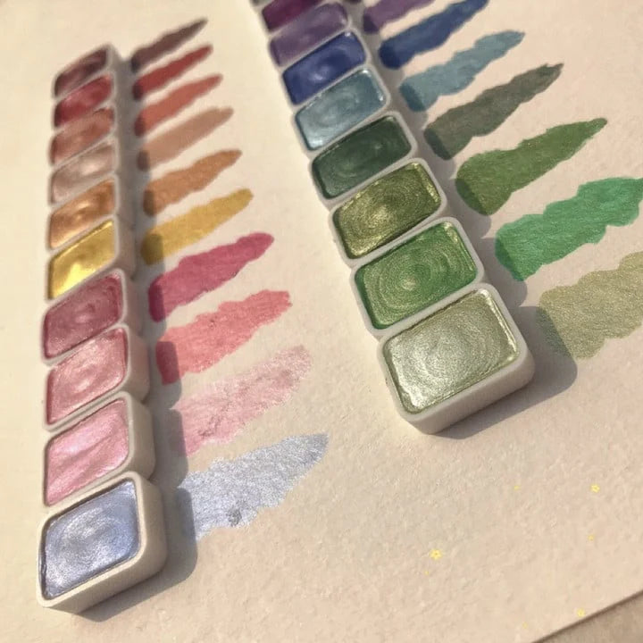 Last Day 49% OFF🎨Holiday Metallic Watercolors — Perfect Gift for Creators