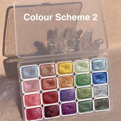 Last Day 49% OFF🎨Holiday Metallic Watercolors — Perfect Gift for Creators
