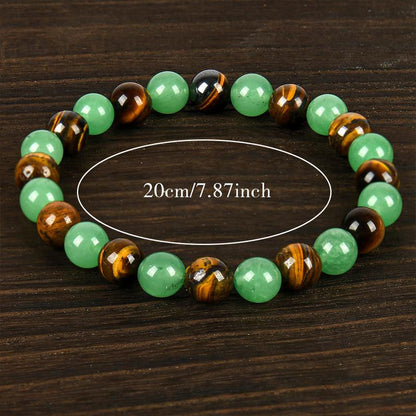 LAST DAY 50% OFF🔥Money Attraction Bracelet with Green Aventurine & Tiger Eye