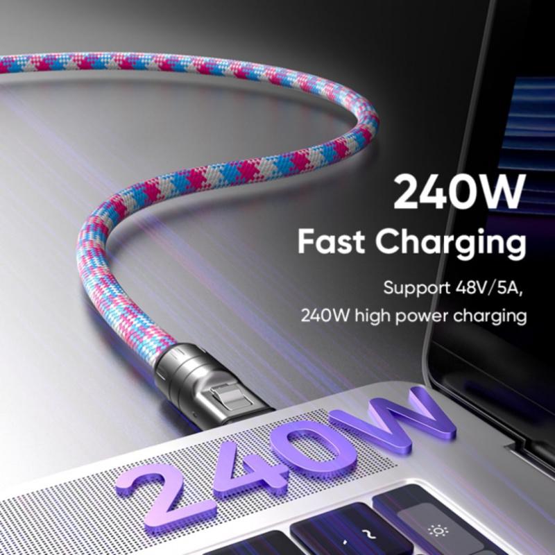 2 IN 1 Cell Phone Lanyard Fast Charging Data Cable