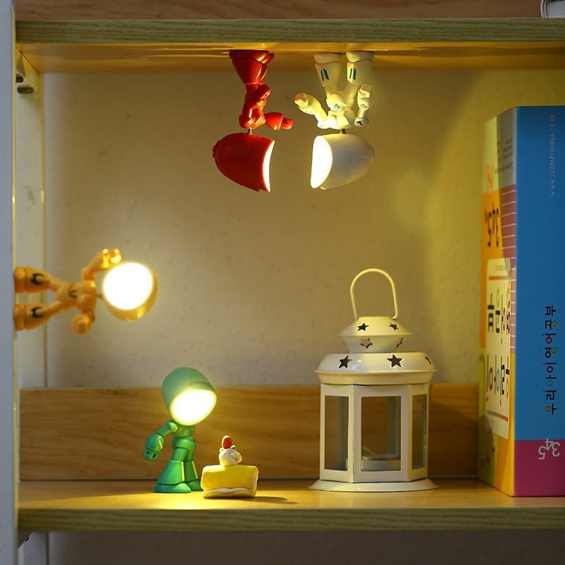 🤖Lonely Robot Cartoon Cute Robot Design Companion Table Light