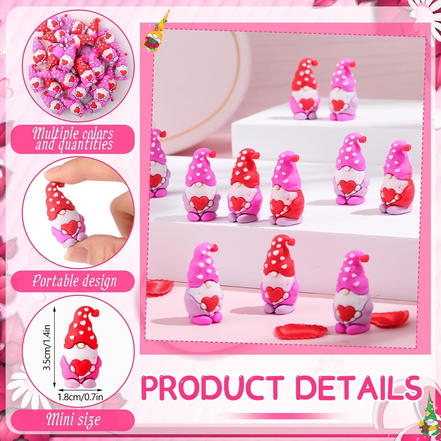 Valentine's Day Pre-Sale Save 49%❤️ Valentine's Day Heart Gnomes