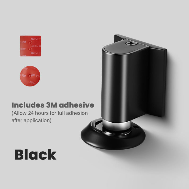 Magnetic Door Stopper: Retractable, No-Drill Holder for Hands-Free Convenience