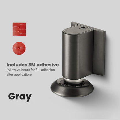 Magnetic Door Stopper: Retractable, No-Drill Holder for Hands-Free Convenience