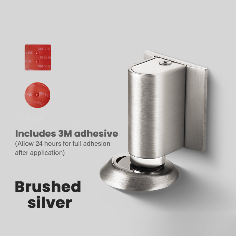 Magnetic Door Stopper: Retractable, No-Drill Holder for Hands-Free Convenience