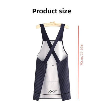 🔥 Apron with Pockets for Women and Men Cross Back Design with Towel