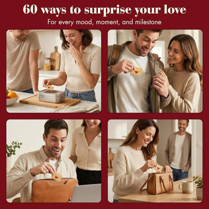 🎁❤️DIY Love Notes Box - Mini Blank Cards & Envelopes for Him Her