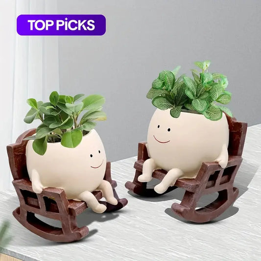 🎁Hot Sale Promotion 49% OFF🔥 Smily Face Garden Planter Pot