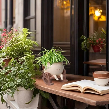 🎁Hot Sale Promotion 49% OFF🔥 Smily Face Garden Planter Pot