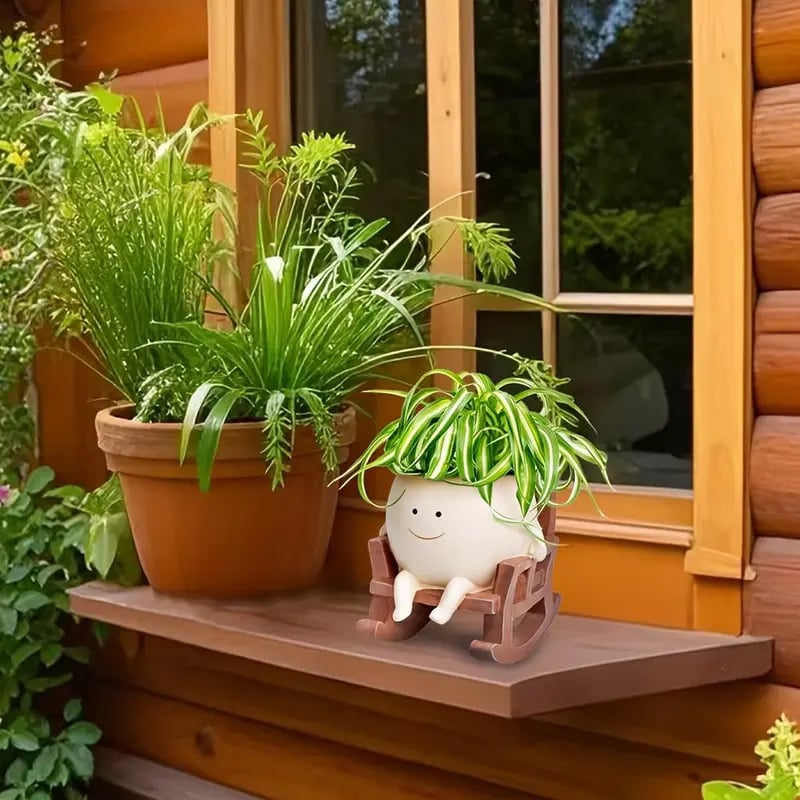 🎁Hot Sale Promotion 49% OFF🔥 Smily Face Garden Planter Pot