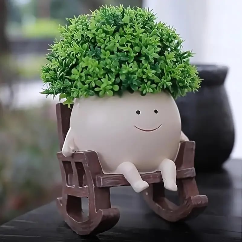 🎁Hot Sale Promotion 49% OFF🔥 Smily Face Garden Planter Pot