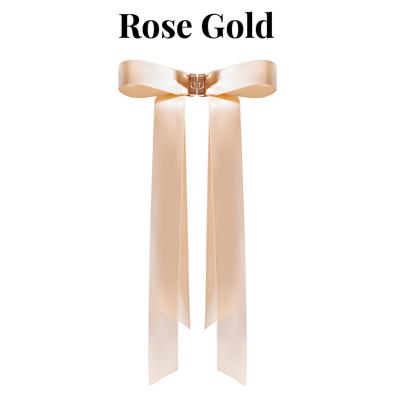 🎀 The "Instant Elegant": Magnetic Snap-On Bow Hair Clip