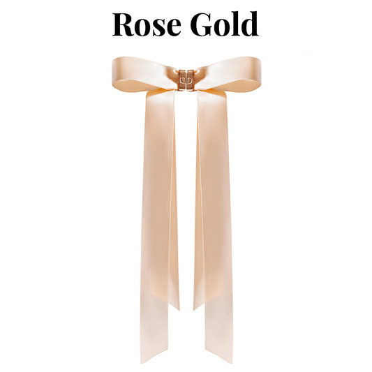 🎀 The "Instant Elegant": Magnetic Snap-On Bow Hair Clip