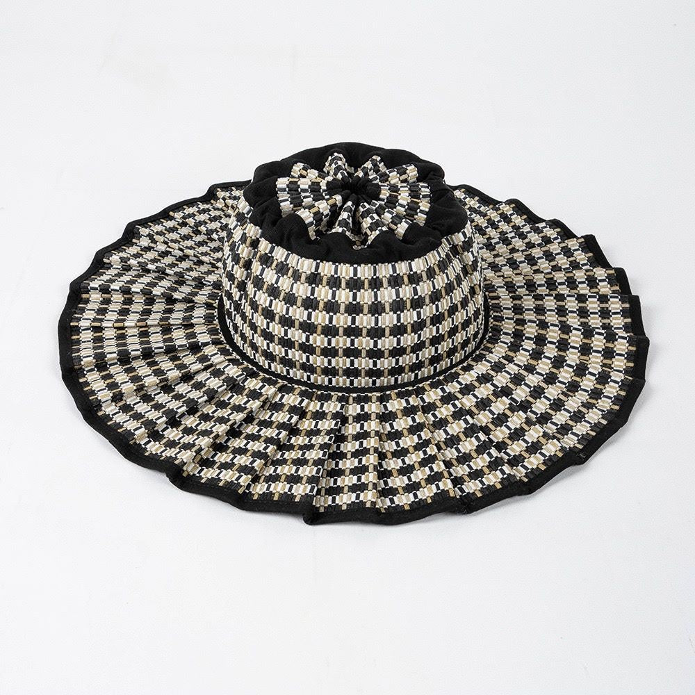 👒Portable Foldable Wide Brim Sun Protection Straw Hat