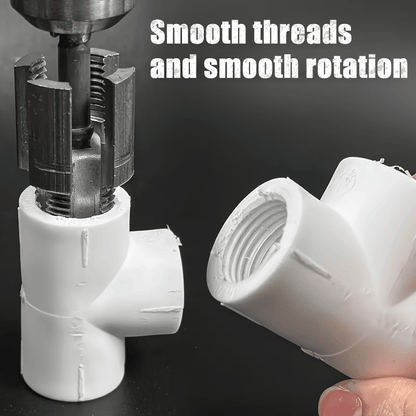 Integrated Internal & External Pipe Threading Tool