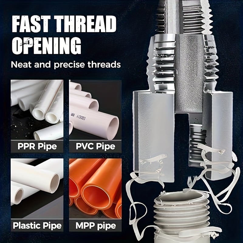 Integrated Internal & External Pipe Threading Tool