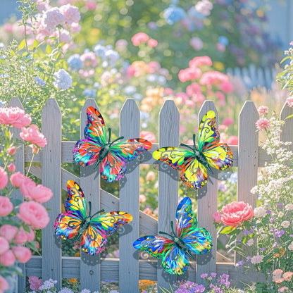Mother's Day Sale 49% OFF🦋A complete set! 4Pcs Butterfly Metal Wall Decor🤩