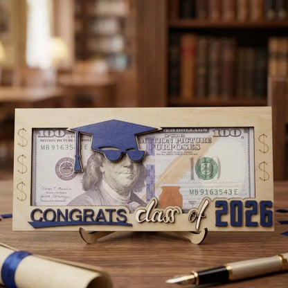 Graduation 2026 Money Holder-Unique Wooden Cash
