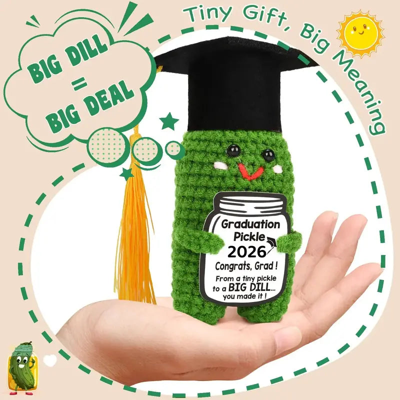 2026 Wacky Graduation Cucumber – Comes with Five-Color Tassels