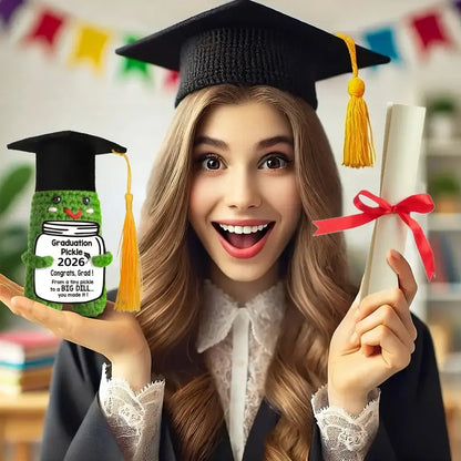 2026 Wacky Graduation Cucumber – Comes with Five-Color Tassels
