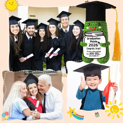 2026 Wacky Graduation Cucumber – Comes with Five-Color Tassels